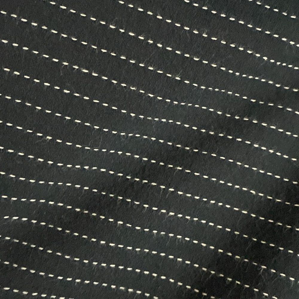 Croft & Barrow- black stitch button up top- stretch- Size XLP - Picture 3 of 5